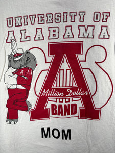 Vintage Million Dollar Band Mom White T-Shirt Medium