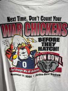 2001 Iron Bowl White Long Sleeve Shirt XL