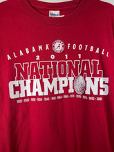 Load image into Gallery viewer, 2011 National Champs Crimson Long Sleeve Shirt Medium
