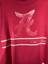 Load image into Gallery viewer, Vintage Alabama X The Game Crimson Distressed T-Shirt Boxy Large
