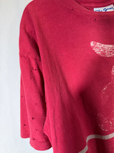 Load image into Gallery viewer, Vintage Alabama X The Game Crimson Distressed T-Shirt Boxy Large
