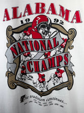 Load image into Gallery viewer, 1992 National Champs X Screen Stars White T-Shirt Medium
