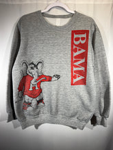 Load image into Gallery viewer, 1980's Bama Big Al Grey Crewneck Sweatshirt Medium
