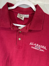 Load image into Gallery viewer, Vintage Alabama X Red Oak Crimson Polo Shirt Large
