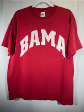 Load image into Gallery viewer, Alabama X Delta Spellout Crimson T-Shirt Large
