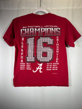 Load image into Gallery viewer, 2015 National Champs Crimson T-Shirt Youth Medium
