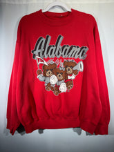 Load image into Gallery viewer, Vintage Alabama Teddy Bears Crimson Crewneck Sweatshirt Large
