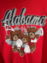 Load image into Gallery viewer, Vintage Alabama Teddy Bears Crimson Crewneck Sweatshirt Large
