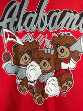Load image into Gallery viewer, Vintage Alabama Teddy Bears Crimson Crewneck Sweatshirt Large
