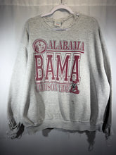 Load image into Gallery viewer, Vintage Alabama X Tultex Grey Distressed Crewneck Sweatshirt XL

