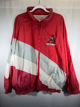 Load image into Gallery viewer, Vintage Alabama X MG Crimson Striped Windbreaker Jacket Large
