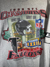 Load image into Gallery viewer, 1998 Starter X NFC Champs Atlanta Falcons Grey Tee XL
