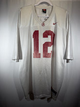 Load image into Gallery viewer, Alabama X Nike #12 White Mesh Football Jersey XXL 2XL
