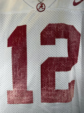 Load image into Gallery viewer, Alabama X Nike #12 White Mesh Football Jersey XXL 2XL
