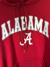 Load image into Gallery viewer, Alabama X Russell Crimson Spellout Hoodie Sweatshirt XL
