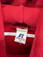 Load image into Gallery viewer, Alabama X Russell Crimson Spellout Hoodie Sweatshirt XL

