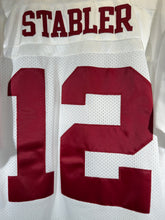 Load image into Gallery viewer, Nike X Alabama Ken Stabler White #12 Mesh Stitched Jersey Medium
