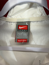 Load image into Gallery viewer, Nike X Alabama Team Issued White Windbreaker Quarter Zip Pullover Large
