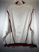 Load image into Gallery viewer, Nike X Alabama Team Issued White Windbreaker Quarter Zip Pullover Large
