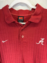 Load image into Gallery viewer, Nike X Alabama Crimson Cotton Polo Shirt Large

