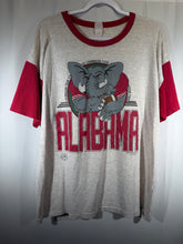 Load image into Gallery viewer, Vintage Alabama Big Al Grey/Crimson Red T-Shirt L/XL
