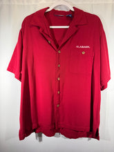 Load image into Gallery viewer, Vintage Alabama Crimson Hawaiian Style Button Down Shirt Boxy Large
