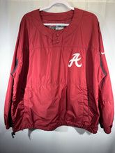 Load image into Gallery viewer, Vintage Alabama X Nike Team Issued Crimson Windbreaker Pullover M/L

