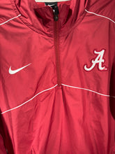 Load image into Gallery viewer, Nike X Alabama 2000&#39;s Crimson Half Zip Windbreaker Pullover Small
