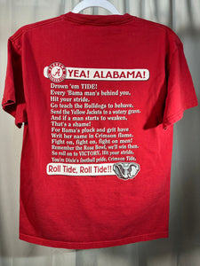 Yea Alabama Fight Song Y2K T-Shirt Small