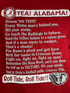 Yea Alabama Fight Song Y2K T-Shirt Small