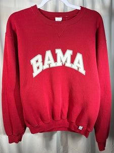 Vintage Bama X Russell Spellout Sweatshirt Medium