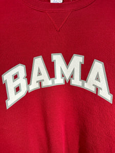 Vintage Bama X Russell Spellout Sweatshirt Medium