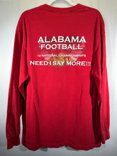 Load image into Gallery viewer, Alabama Football Crimson Long Sleeve Shirt XL
