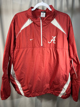 Load image into Gallery viewer, Nike X Alabama Half Zip Windbreaker Pullover Large
