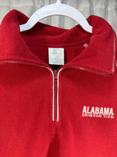 Load image into Gallery viewer, Alabama X Starter Y2K Striped Fleece Quarter Zip Pullover Womens Medium
