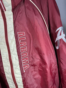 Vintage Alabama X Puma Striped Windbreaker Jacket XL