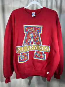 Vintage Alabama X Russell Big Print Sweatshirt XL