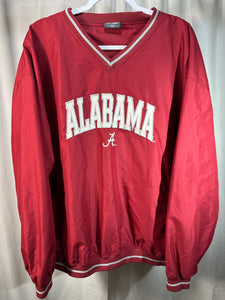 Alabama Spellout Windbreaker Pullover XL