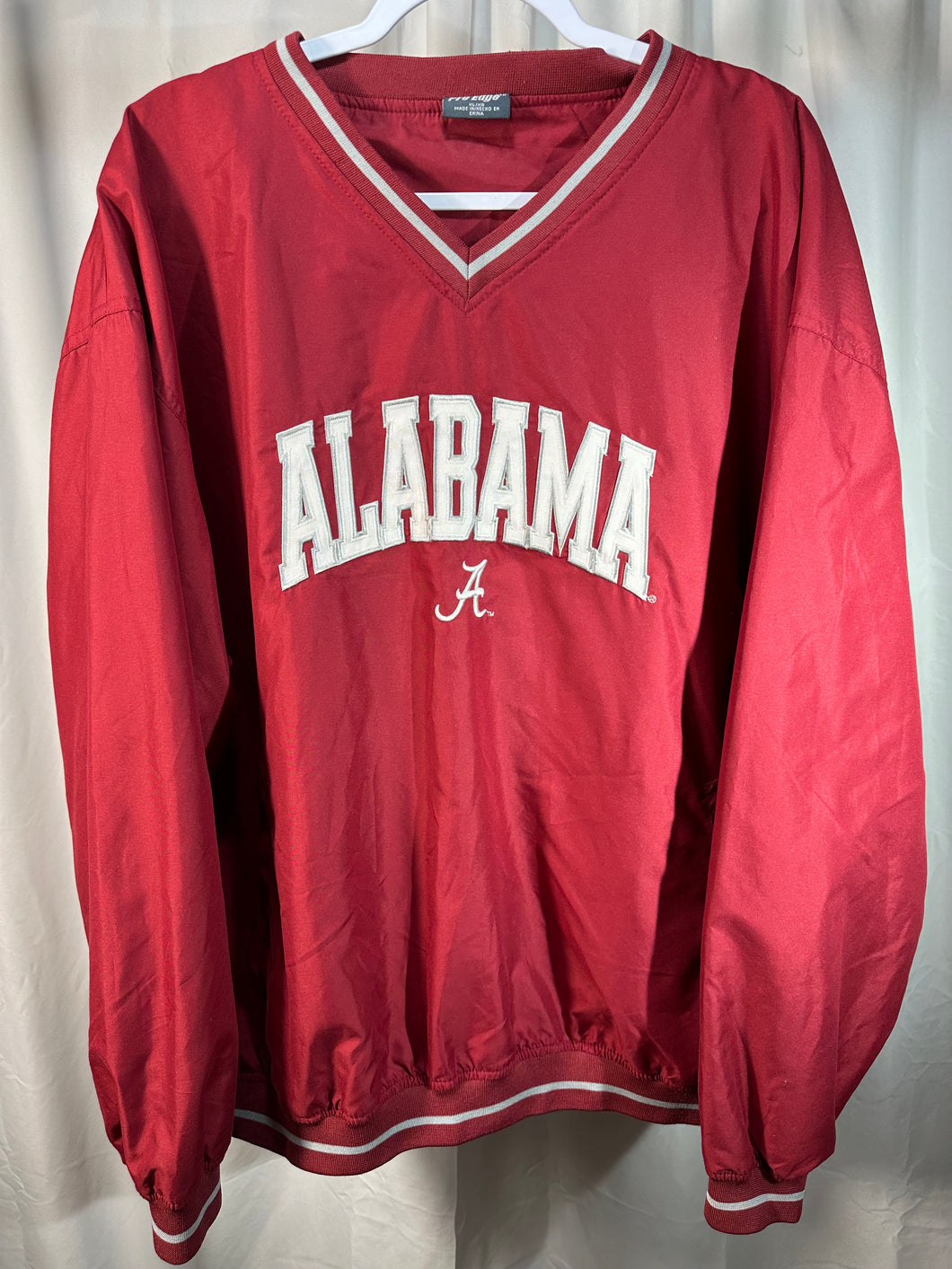 Alabama Spellout Windbreaker Pullover XL