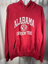 Load image into Gallery viewer, Alabama Crimson Tide Crest Hoodie Sweatshirt Large
