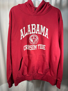 Alabama Crimson Tide Crest Hoodie Sweatshirt Large