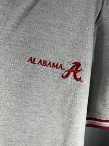 Alabama Crimson Tide Grey Polo Shirt Medium