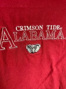 Alabama Crimson Tide Embroidered Long Sleeve Shirt Medium