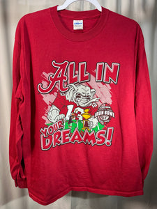 2011 Iron Bowl Long Sleeve Shirt Large