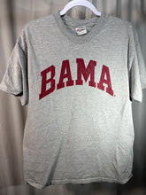 Load image into Gallery viewer, Vintage Bama Spellout Grey T-Shirt Medium
