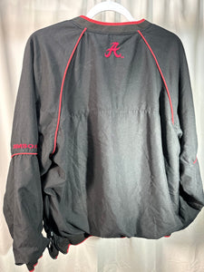 Vintage Alabama Black Windbreaker Pullover Medium