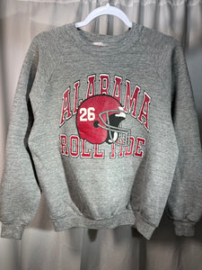 1980's Alabama X Jerzees Grey Sweatshirt Small