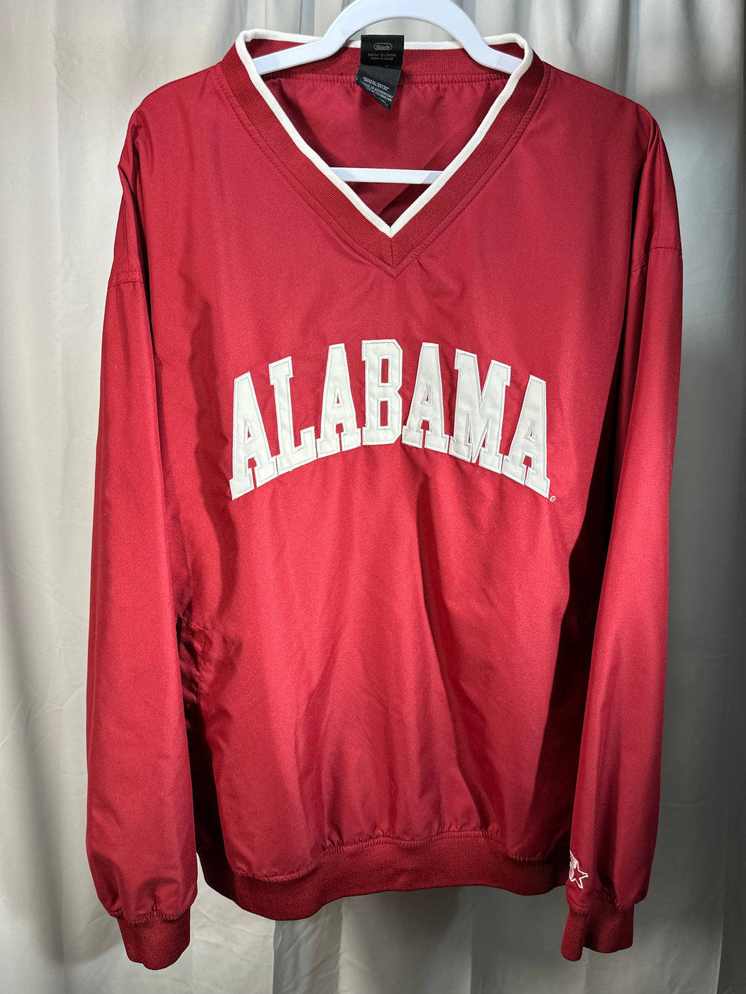 Starter X Alabama Spellout Windbreaker Pullover XL