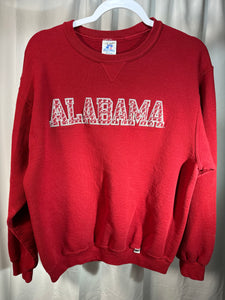 Alabama X Russell Y2K Spellout Sweatshirt Medium