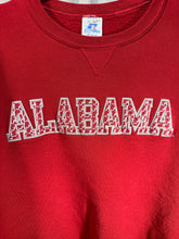 Load image into Gallery viewer, Alabama X Russell Y2K Spellout Sweatshirt Medium
